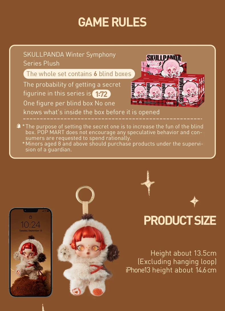 POP MART SKULLPANDA Winter Symphony Series Blind Box