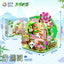 Panda Bamboo House Building Blocks Micro Block Set