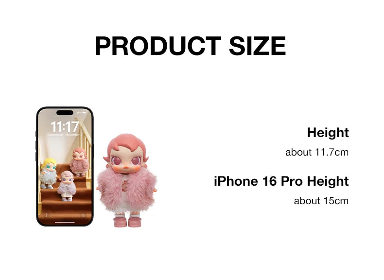 POP MART Baby Molly Winter Fit Check Vinyl Plush Pendant Blind Box