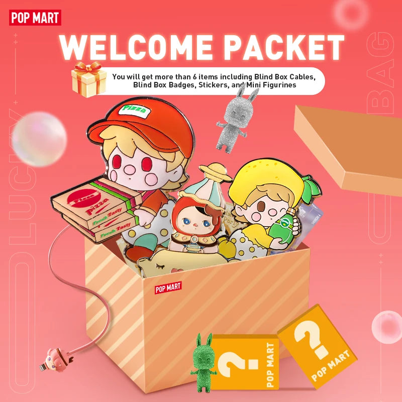 POP MART Welcome Packet – Mixed Blind Box Collectibles Bundle