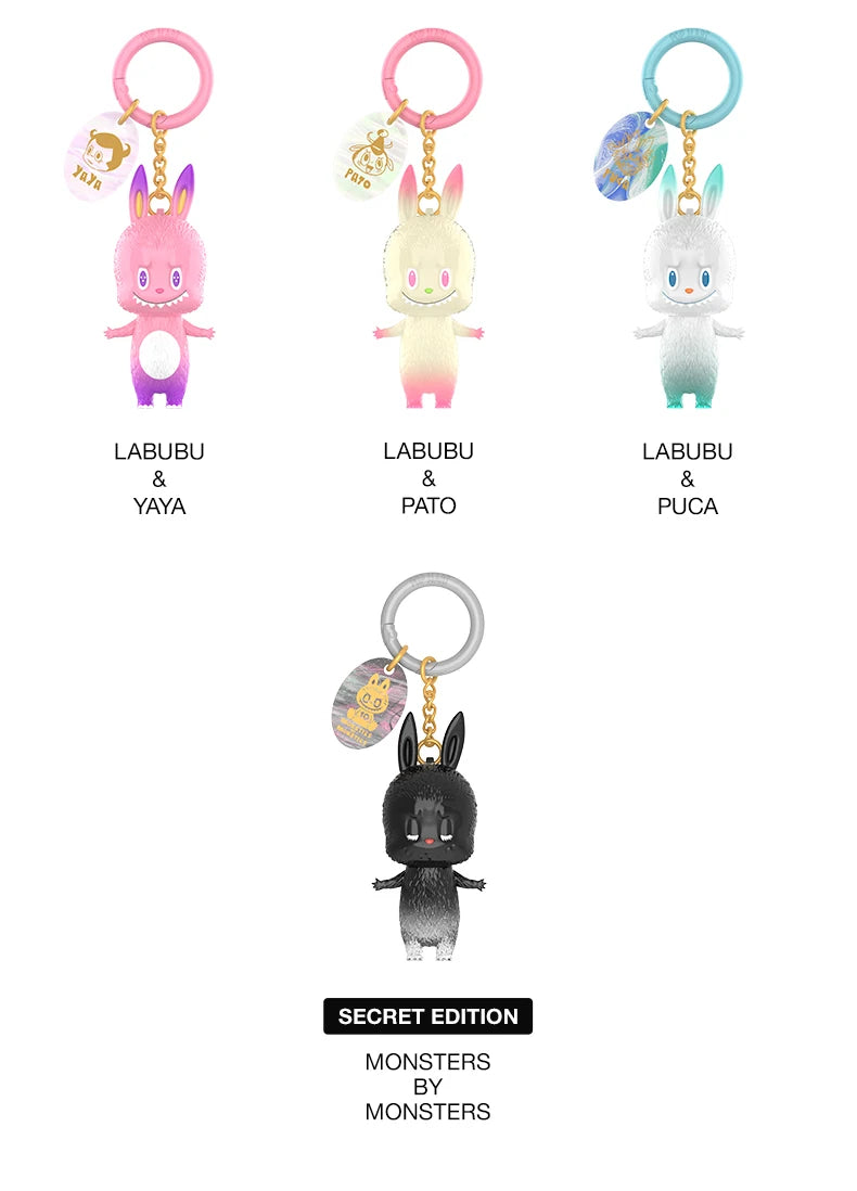 POP MART The Monsters 10th Anniversary Blind Box Keychain Figures