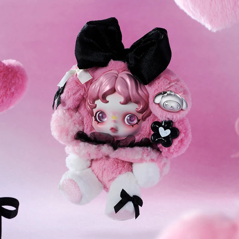 POP MART SKULLPANDA × My Melody Plush Pendant