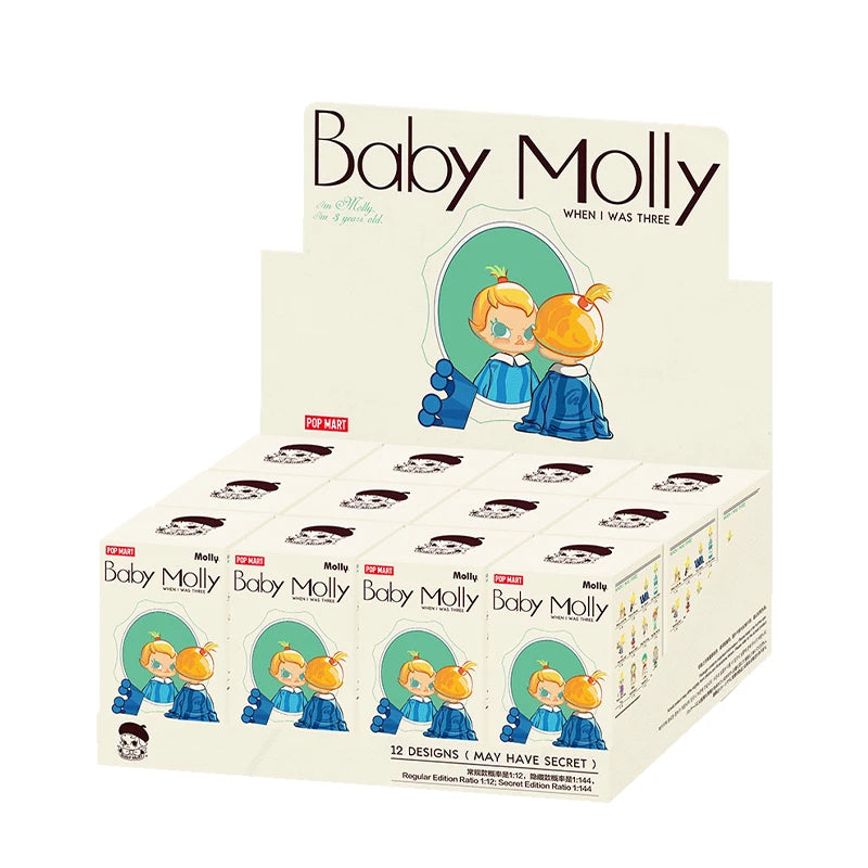 POP MART Baby Molly When I Was Three! Series Blind Box Figures