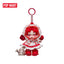 POP MART SKULLPANDA Amid Flowers Plush Doll Pendant display view