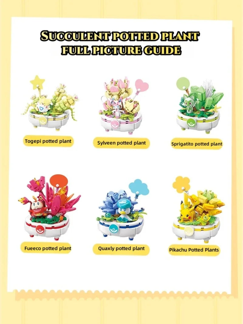 KEEPPLEY Pokémon Bonsai Series Building Blocks
