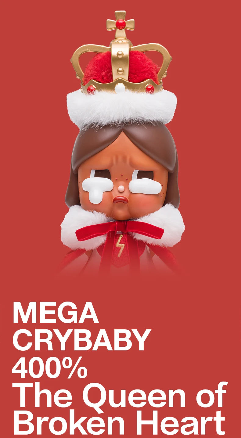 POP MART MEGA CRYBABY 400% The Queen of Broken Heart Limited Edition