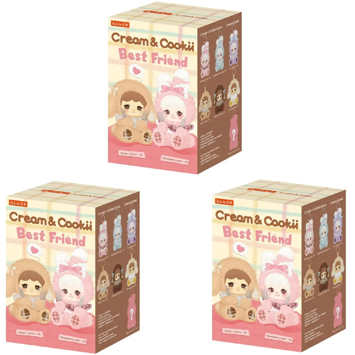 Rolife Cream & Cookii Bunny Best Friend Plush Blind Box