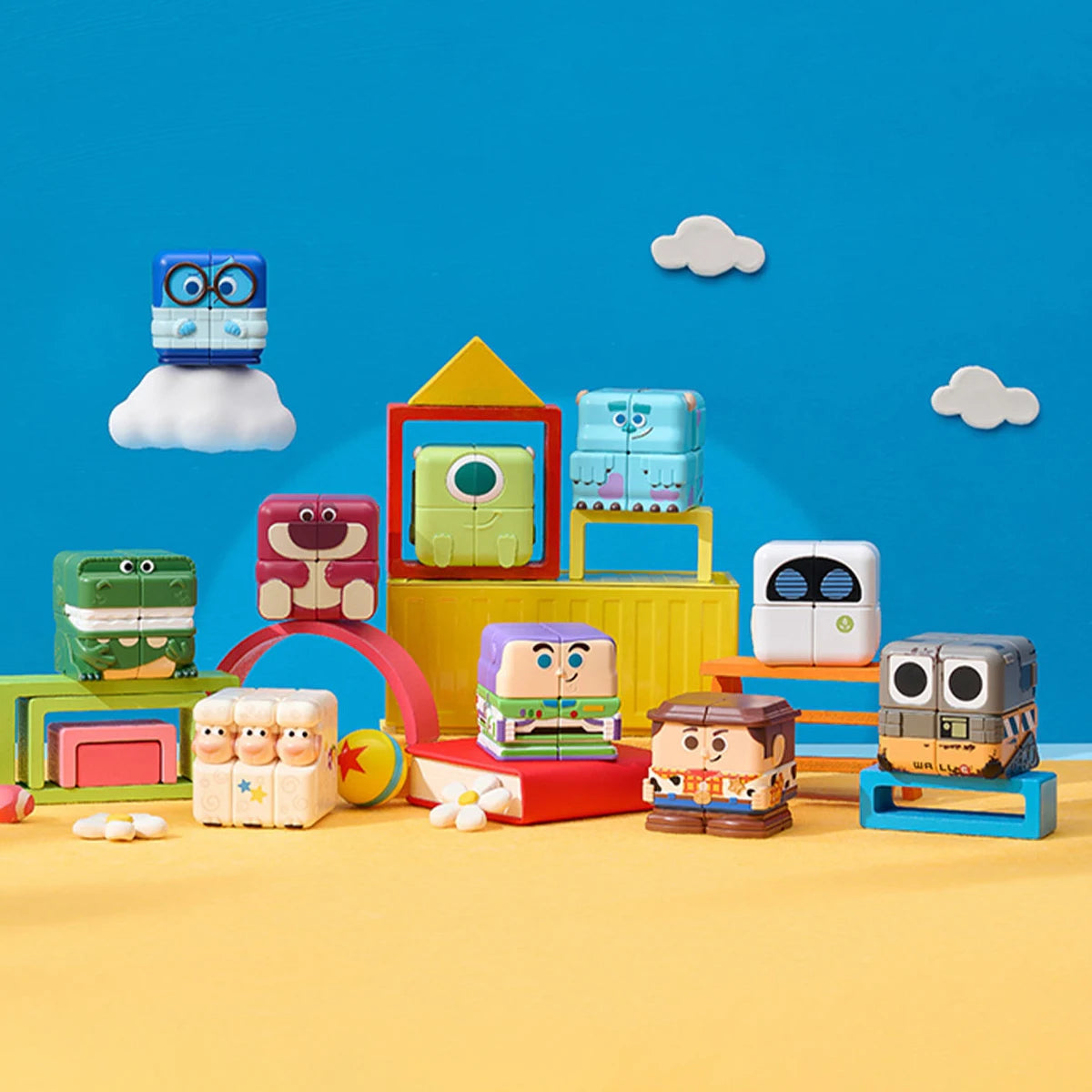 【】POP MART Disney/Pixar POP CUBE CUBIEC Series Figures 1/ POPMART detail view