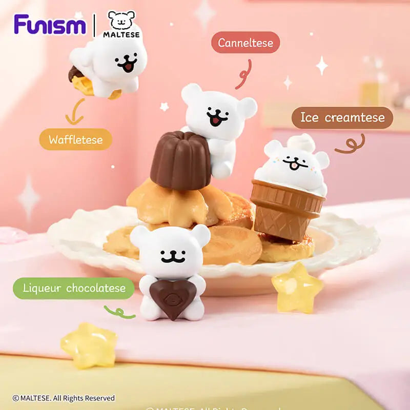 FUNISM Maltese Sweet Box Series Puppy Face Blind Box Figures