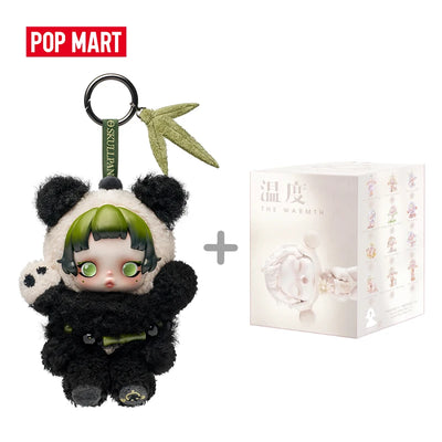 POP MART 1PC SKULLPANDA Lazy Panda Plush Doll Pendant Blind Box + 1PC SKULLPANDA The Warmth Series Blind Box