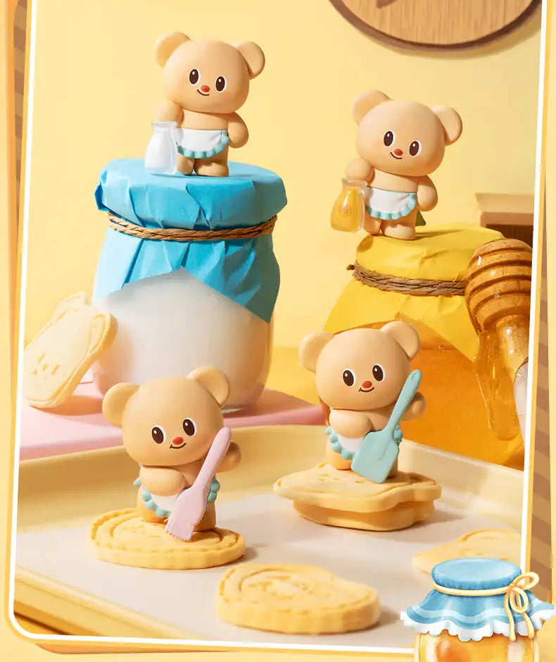 FUNISM Butterbear Baked with Love Cubby Face Blind Box Figures