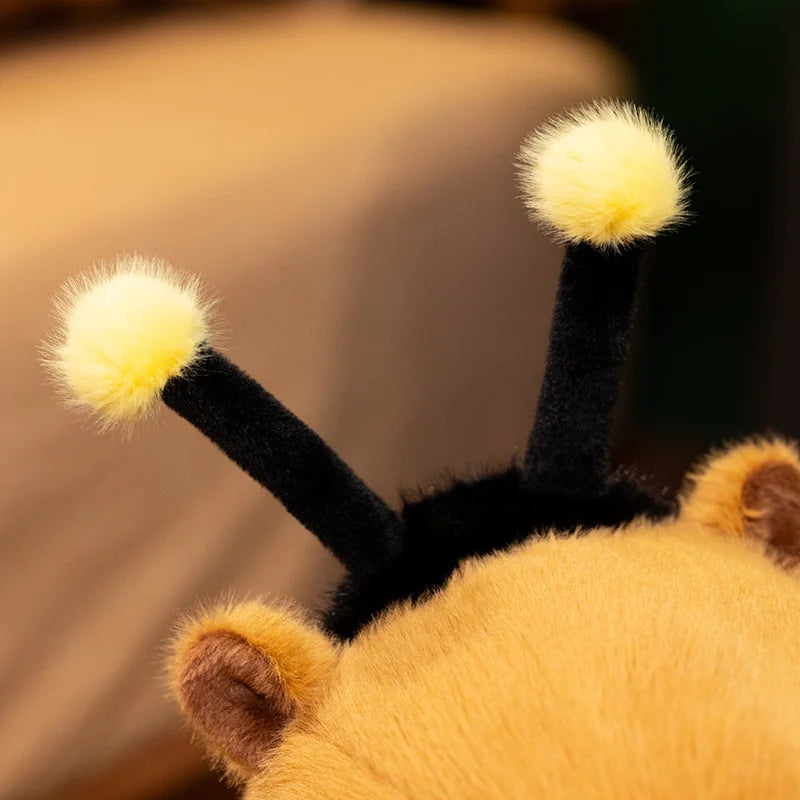 Bee Capybara Plush – Cute Hybrid Stuffed Animal