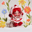 POP MART SKULLPANDA Amid Flowers Plush Doll Pendant detail view