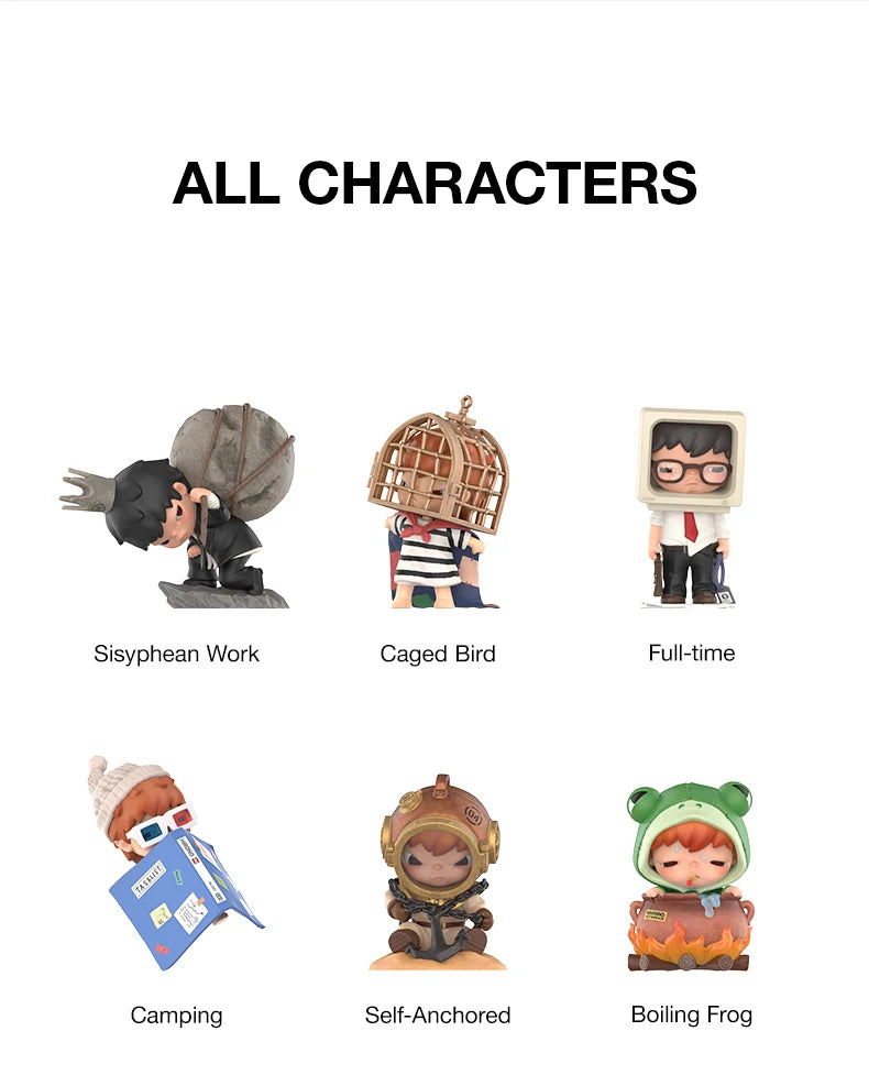 POP MART Hirono Tamed Wildgrass Blind Box Figures styled product view