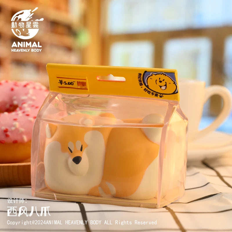 Animal Heavenly Body Shiba Inu Delicious Dog Series Blind Box Figures