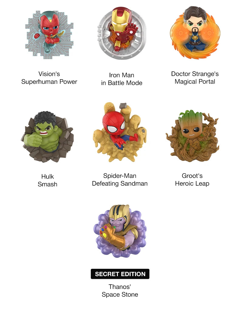POP MART Marvel Across the Infinite Series Blind Box Figures