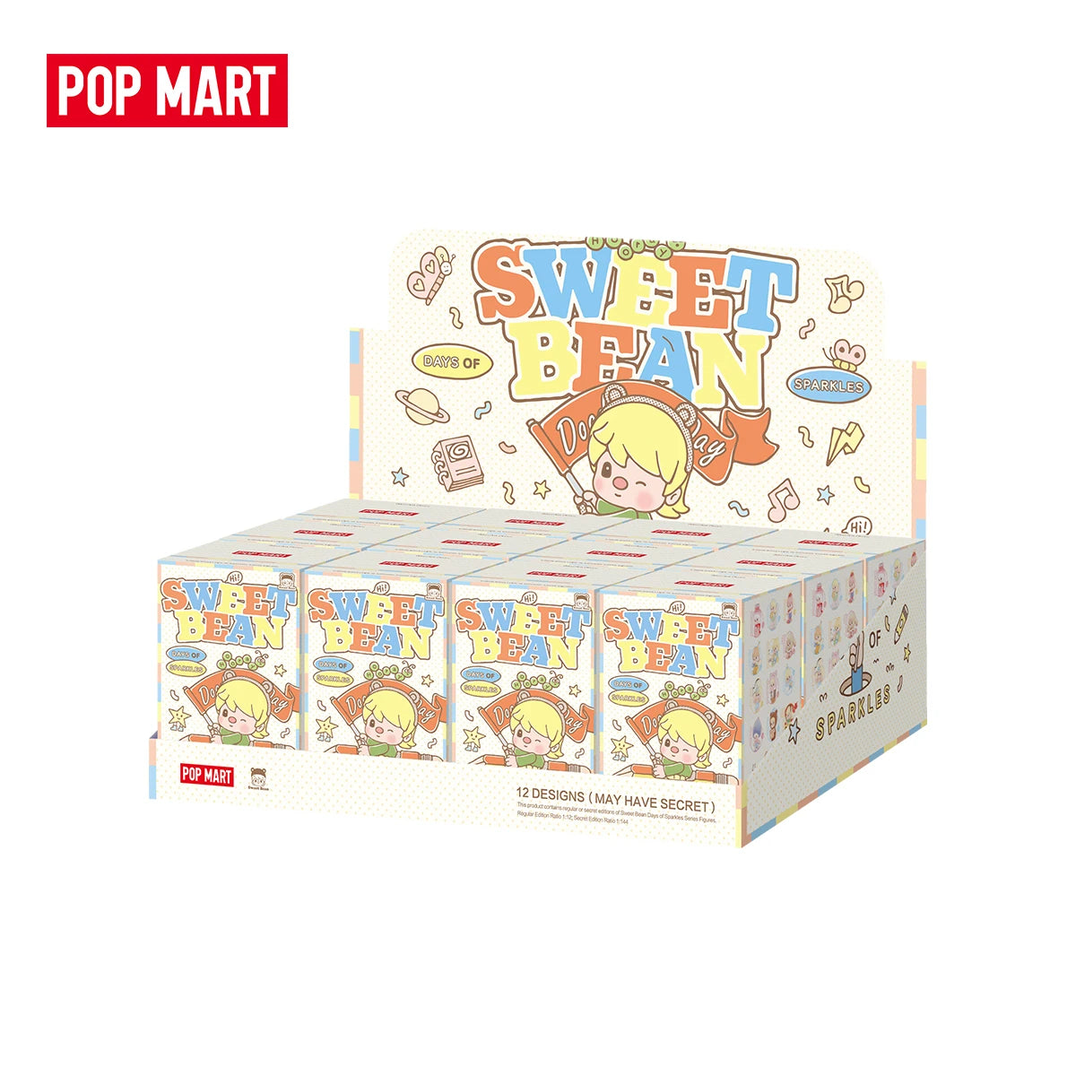 POP MART Sweet Bean Days of Sparkles Blind box art view