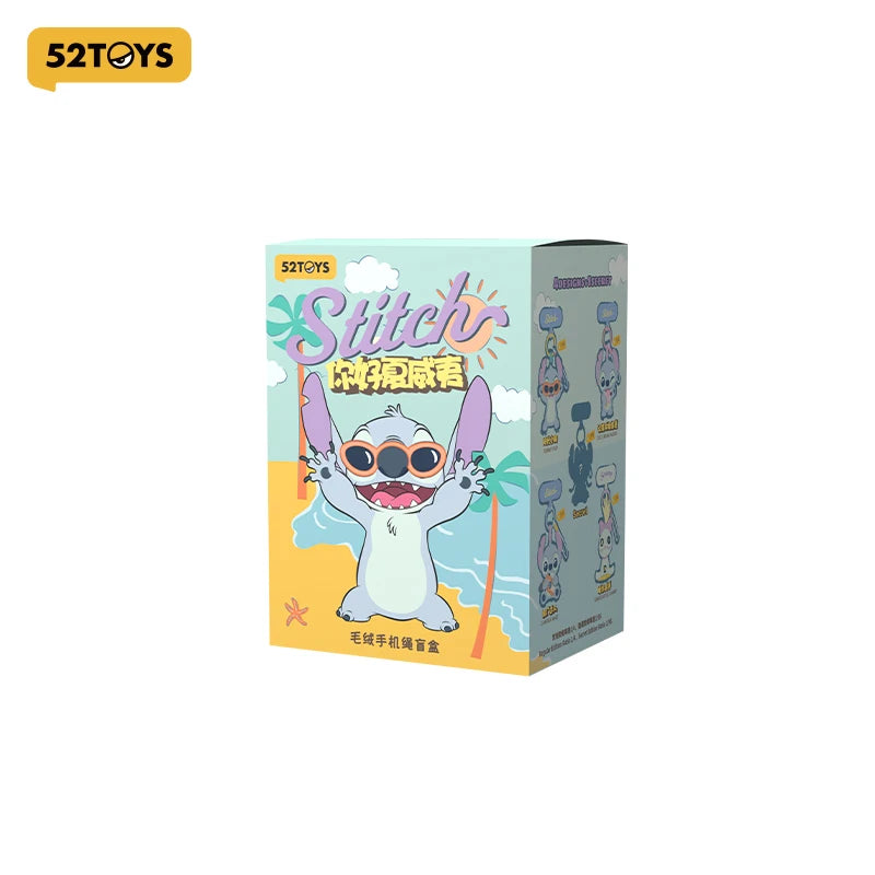 52TOYS Disney Stitch Aloha Hawaii Plush Phone Strap Blind Box