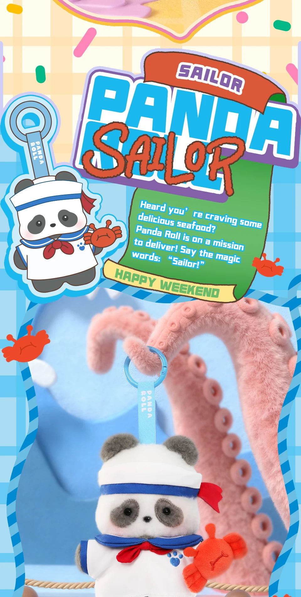 52TOYS Panda Roll Happy Weekend Series Blind Box Plush Collectible