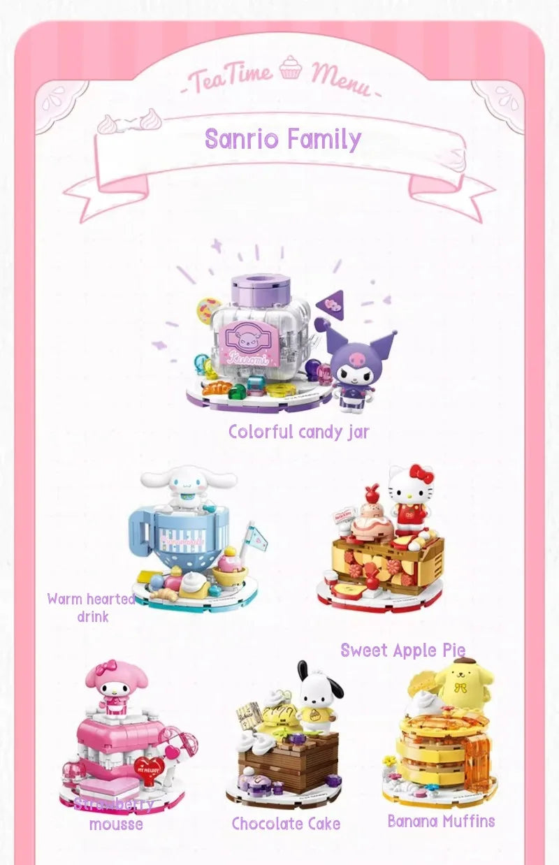 KEEPPLEY Sanrio Hello Kitty & Kuromi Micro Building Blocks