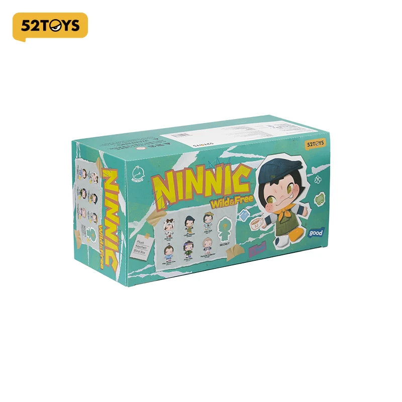 52TOYS NINNIC Wild & Free Plush Keychain Blind Box