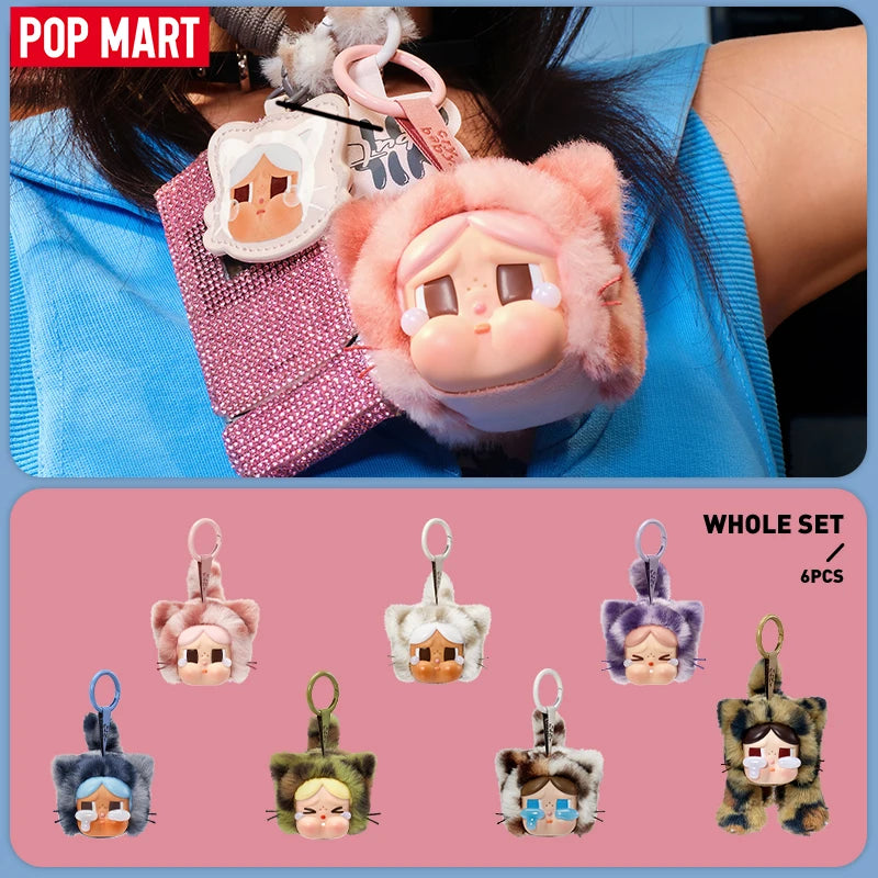 POP MART CRYBABY Wild but Cutie Plush Pendant + Crying Again Blind Box Combo