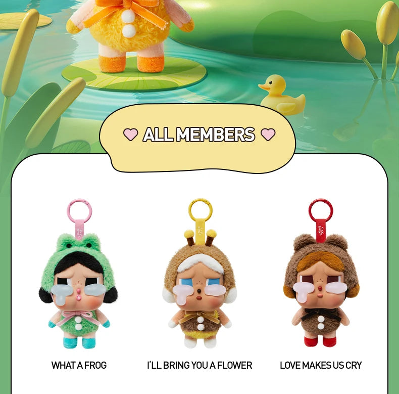 POP MART CRYBABY Crying Again Vinyl Face Plush Blind Box