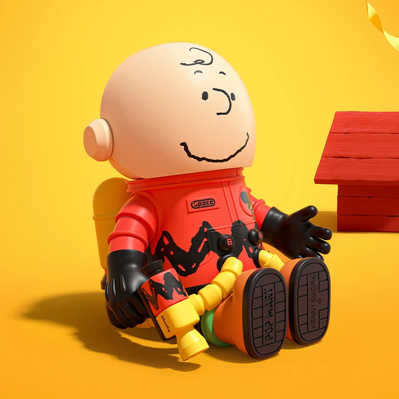 POP MART MEGA SPACE MOLLY Charlie Brown & Snoopy 100% Figure