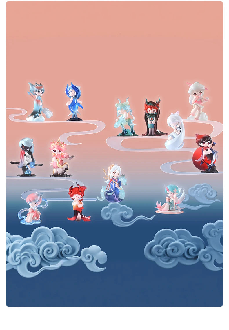 POP MART AZURA Ethereal Realm Mythical Beasts Blind Box Figures