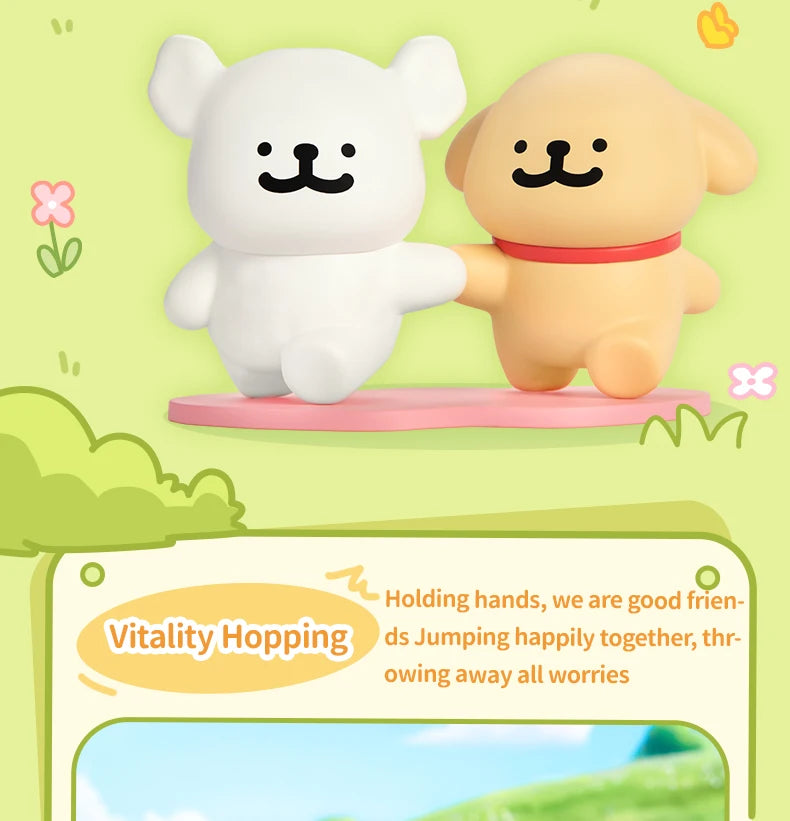 FUNISM Maltese Happy Snuggling Series Blind Box Figures