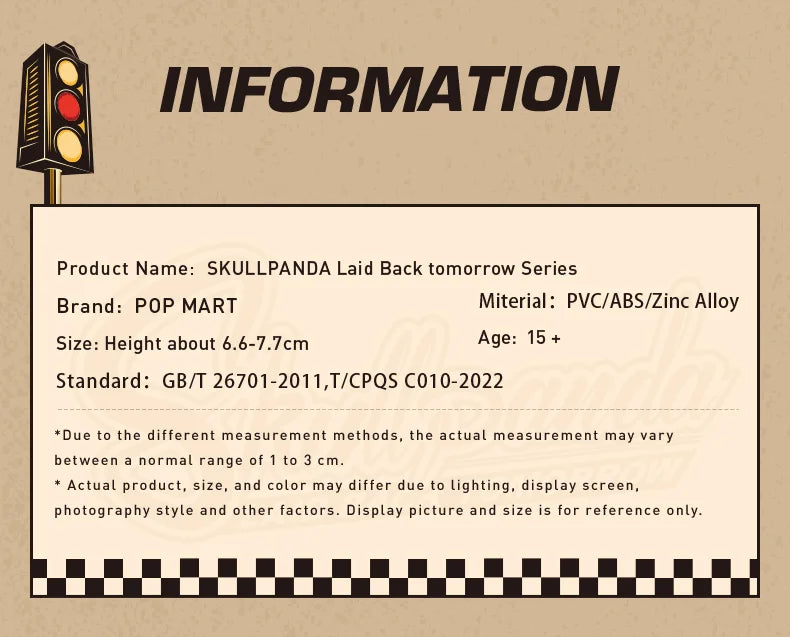 POP MART SKULLPANDA Laid Back Tomorrow Series Blind Box Figures (Pre-Order)