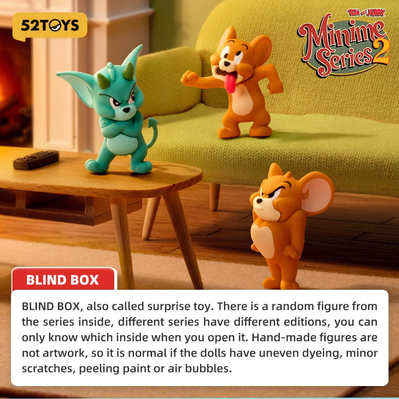 52TOYS Blind Box TOM and JERRY Minime Series 2 Action Figure collector view
