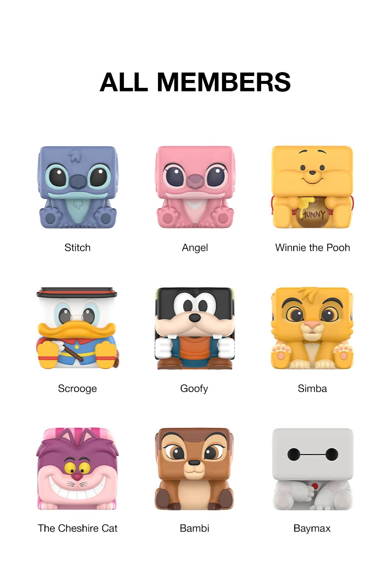 POP MART Disney Classics POP CUBE-3 Series Blind Box Figures