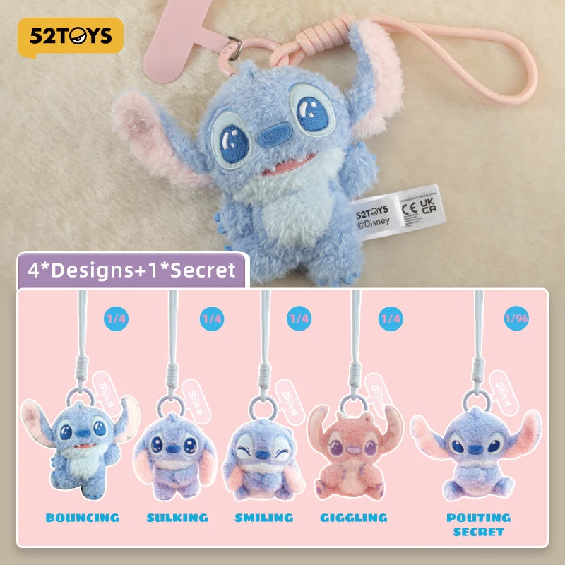52TOYS Stitch Mood Series Plush Phone Strap Blind Box