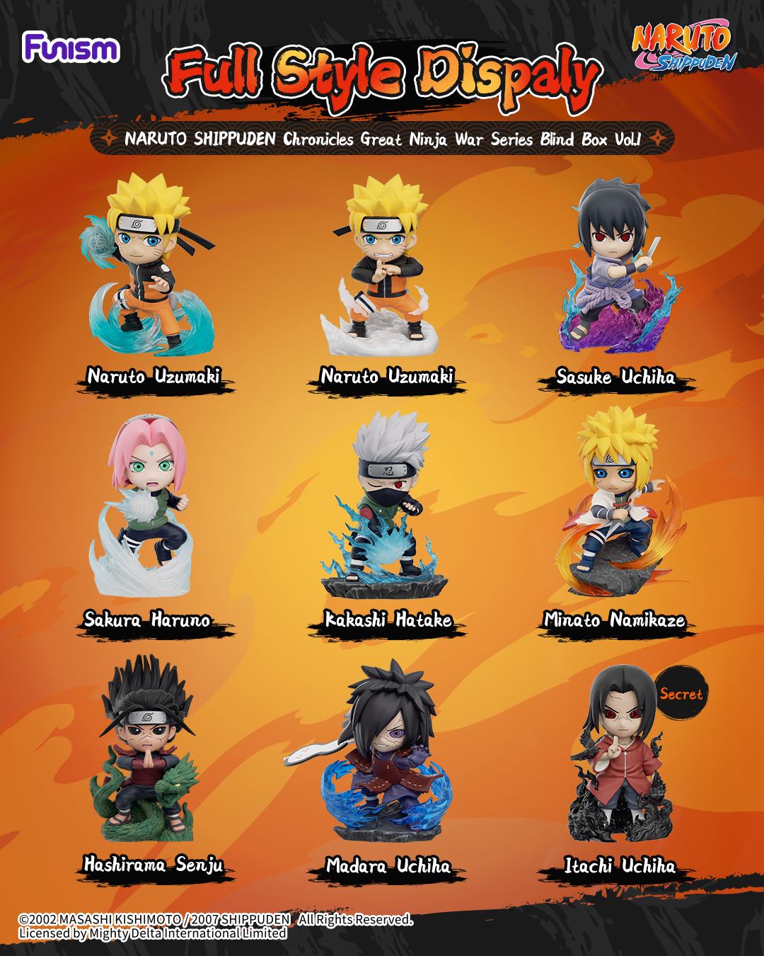 FUNISM Chronicles Great Ninja War Series Blind Box Vol.1 Action Figure image 17
